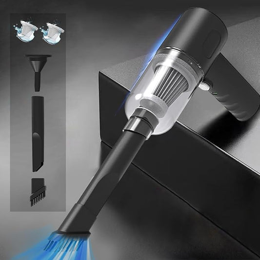Portable Car Vacuum Cleaner, Handheld Wireless Mini Vacuum, Compact Dust Buster with 2-in-1 Nozzle, Detachable Washable Filter, Handheld Vacuum for Home,Car, Office Desk, Keyboards