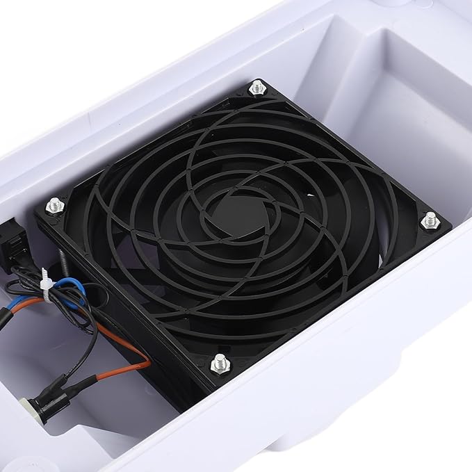 6W Nail Dust Collector, Quiet Desk Vacuum Cleaner, Dust Collector with Fan for Nails (US Plug 110V)