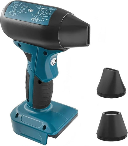 Jet Fan Mini Blower Compatible with Makita 18v Battery, 130000 RPM Handheld Blower Cordless,Portable Compressed Air Duster with 4-Speed Control for Keyboard,Leaf Cleaning(no Battery)