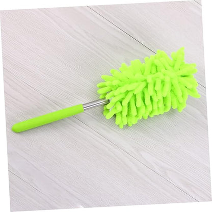 Comfortable to Hold Chenille Duster Telescopic Handle Microfiber Car Duster Extendable Soft for Ceiling Fans Blinds No Scratch