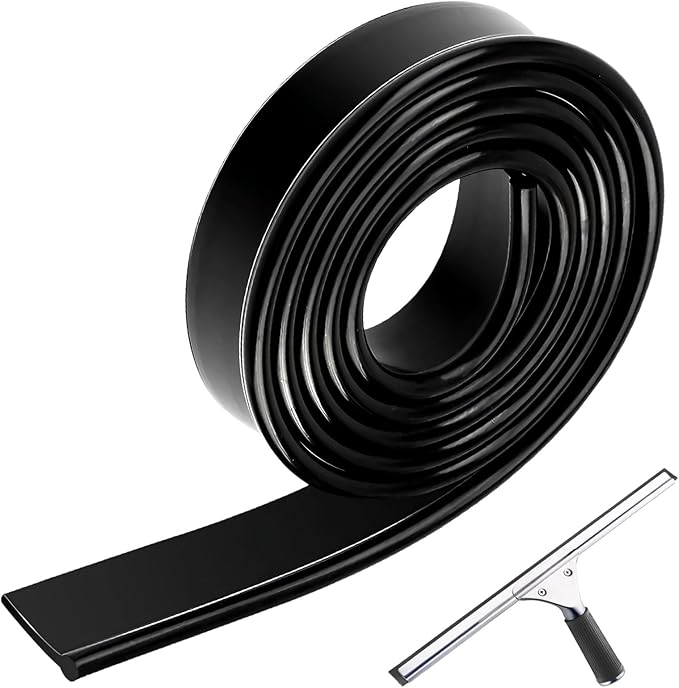 CdbC 41 Inch Squeegee Rubber Replacement, Squeegee Replacement Rubber Blade, Versatile Squeegee Rubber Refill for Shower, Doors, Window & Glass Cleaning
