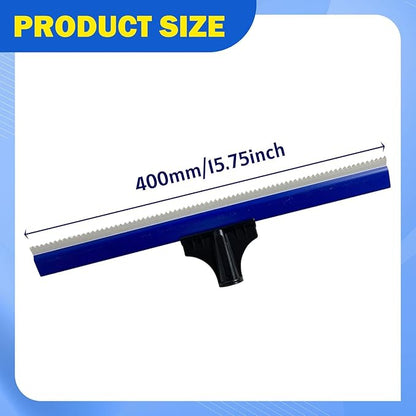 Generic Squeegee for Epoxy Floor Notched Serrated Flat Soft Rubber Rake Cement Painting Coating Tool Easy to Use Smooth and Efficient, 40cm
