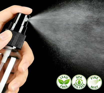 1 Oz Travel Spray Bottles, Thickened Reusable Refillable Plastic Sprayers 2 Pack