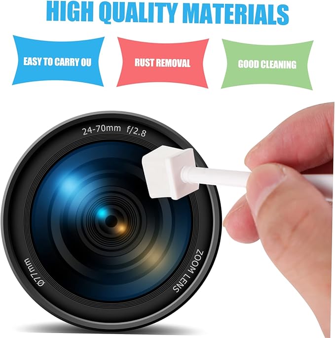 NUOBESTY Jelly Camera Sensor Cleaner Stick for DSLR and Mirrorless Cameras Gel Cleaning Tool for CCD/CMOS and Lens Easy-to-Use Sticky Sensor Cleaning Wand Random Color