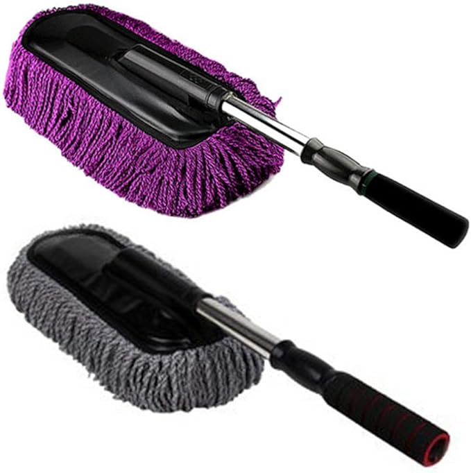 Car Wash Cleaning Brush Microfiber Dusting Tool Duster Dust Mop Home Cleaning Kit