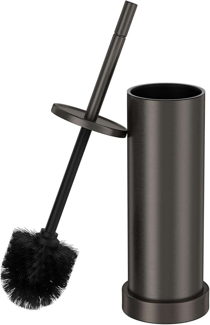 Toilet Brush and Holder Set: 304 Stainless Steel