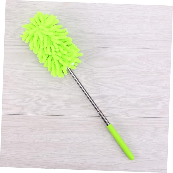 Comfortable to Hold Chenille Duster Telescopic Handle Microfiber Car Duster Extendable Soft for Ceiling Fans Blinds No Scratch