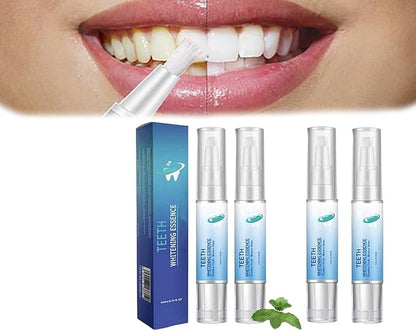 Extra Strength Instant Results Teeth Whitening Pen for Adults, Power Swabs for Teeth as Seen on TV, in Between Teeth Stain Remover, Teeth Whitening Pen for Pets, Freshens Breath (4)