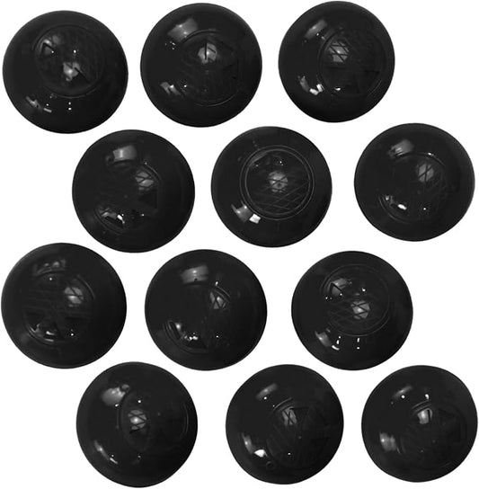 Iconikal 12-Pack Deodorizing Balls, Black, Professional Sneaker Shoe Backpack Locker Odor Neutralizer Air Freshener