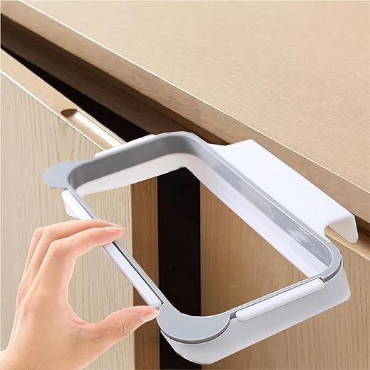 NeilBee Stylish Cute Hanging Trash Bag Holder fits Kitchen cabinets Perfectly， Drill-Free and Tool-Free for Fast Installation, Effectively Freeing up Kitchen Counter and Cabinet Space.