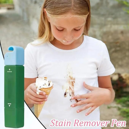 12ML Double-Head Stain Remover Pen, Fabric Cleaning Pen for Clothes, Portable Gieleph Solution, Instant No-Stain Stick for Spills, Pocket Size for Travel, Fabric Cleaner for Oil, Food & Makeup Kiss