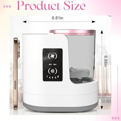 Portable Makeup Brush Cleaner Machine with Automatic Drying, Electric Brush Cleaner for Sensitive Skin, Large Makeup Brushes & Daily Beauty Routine, Professional Makeup Brush Cleaning Tool