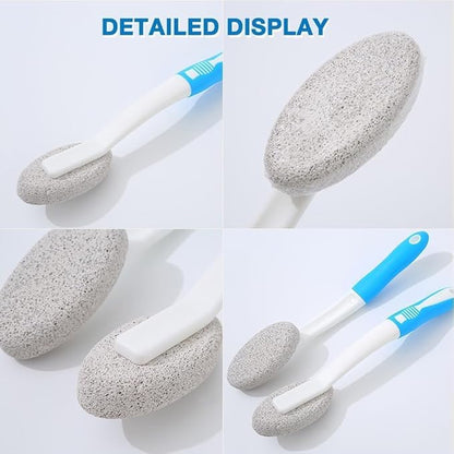 Pumice Stone for Toilet Bowl Cleaning, Toilet Pumice Stone with Handle, Powerfully Away Limescale Stain Toilet Stone Cleaning Block, Scouring Stick for Toilet, Bathroom, Kitchen Sink, Grill (1)