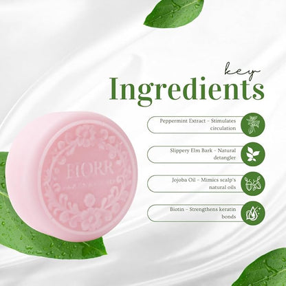 Anti-Dandruff Conditioner Bar – Neem & Tea Tree Oil for Itchy Scalp – Vegan, Sulfate-Free Solid Bar for All Hair Types – Zero Waste, Deep Moisturizing
