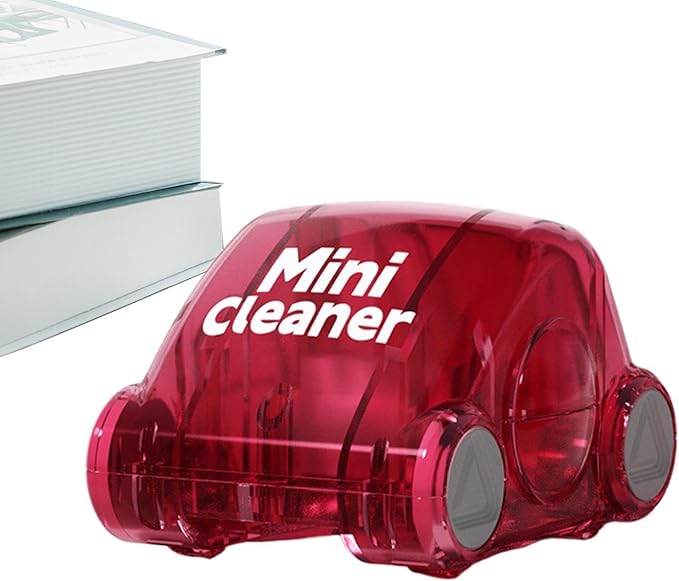 Desk Cleaner - Mini Vacuum, Table Duster, Dust Remover, Crumb | Portable Handheld Cleaning Device for Study Desk Office Travel Use Daily Maintenance