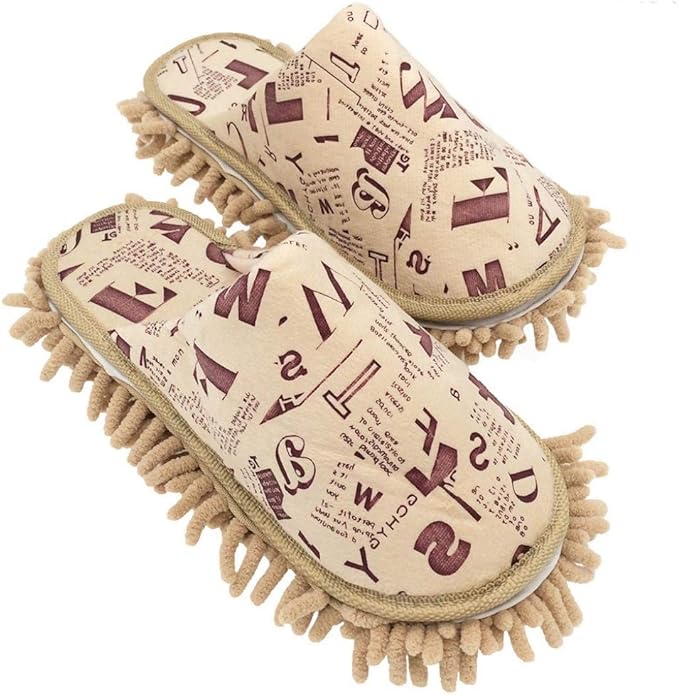 Selric Super Chenille Microfiber Washable Mop Slippers Shoes, Detachable Mopping Shoes, Floor Dust Dirt Hair Cleaner, Multi-sizes Multi-Colors Available