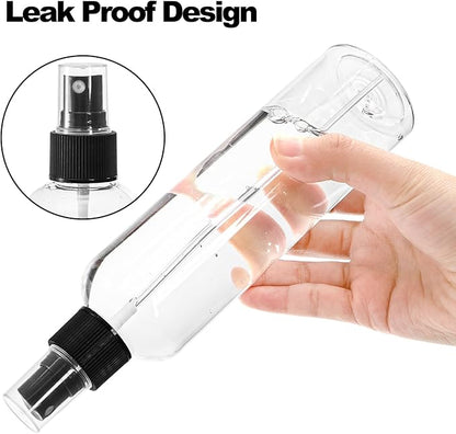 Bekith 16 Pack 8 oz Plastic Spray Bottles, Clear Empty Fine Mist Sprayer Bottles with Pump Spray Cap for Essential Oils, Travel, Perfumes
