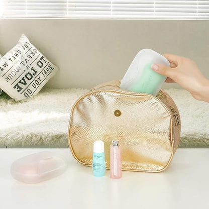 Soap Box Holder, 2-Pack Soap Dish Soap Savers Case Container for Bathroom Camping Gym Vonpri (Clear)