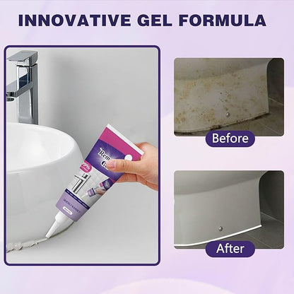 2Pcs Cleaning Remover Gel, Powerful Household Cleaning Gel, Suitable For Cleaning Crevices In Bathroom And Kitchen Sinks, Windows, Etc, Highly Effective In Penetration, Not Damage The Surface