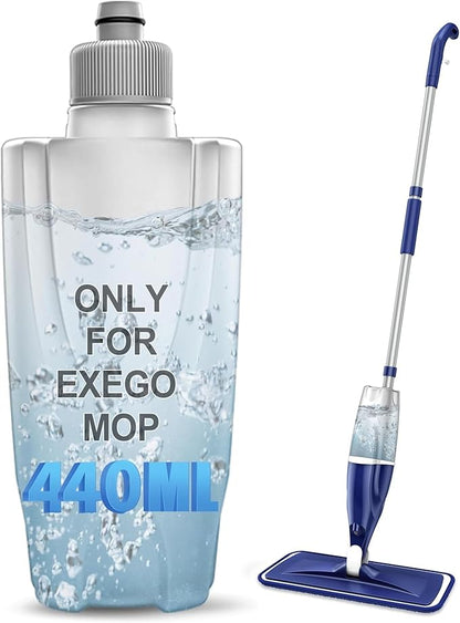 EXEGO 440ML Refillable Spray Mop Replacement- DO NOT SUITABLE FOR OTHER BRAND SPRAY MOP - Water Tank for Multi-Surface Floor Cleaning