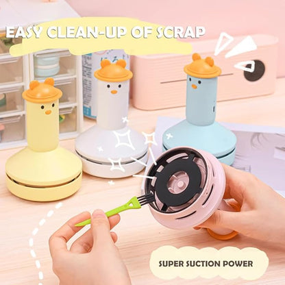 Desktop Vacuum Cleaner Mini,Desktop Vacuum Cleaner,Table Top Vacuum,Desktop Cleaner,Tiny Vacuum,for Picking Up Crumbs,Rubber Crumbs,Pet Hair and Other Tiny Items,Dust On The Table,Keyboards.