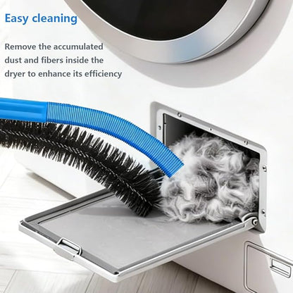 Dryer Vent Cleaner Kit Dryer Lint Vac Vacuum Hose Attachment Cleaning Hose Lint Trap Cleaning Tool and Brush 2 pieces