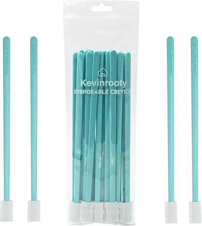 20PCS Crevice Cleaning Brush Tool Kit, Disposable Toilet Brush & Seat Cleaner (Blue)