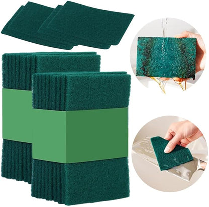 Heavy Duty Scouring Pads Non Scratch Cleaning Sponge Kitchen Dishwashing Fibre Scrubber 24PCS Cleaning scouring Pads