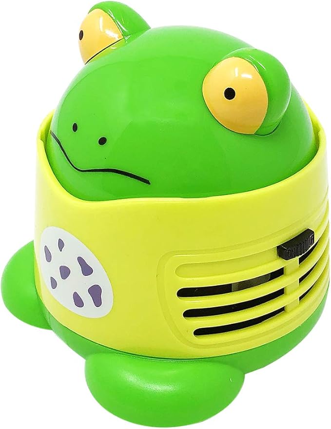 allydrew Cute Portable Mini Vacuum Cleaner for Home and Office, Frog