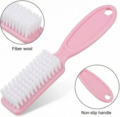 Patelai 3 Pieces Neck Duster Brush Barber Hair Blade Clipper Soft Nylon Trimmer Shaver Razor Cleaning with Storage Bag for Hair Styling (Pink)