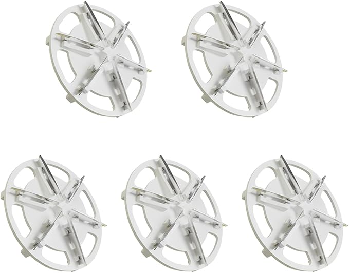 5-Pack Fabric Shaver Replacement Blades,High Qulity 6-Leaf Blades for Safe and Efficient Lint and Pill Removal (5 Blades)
