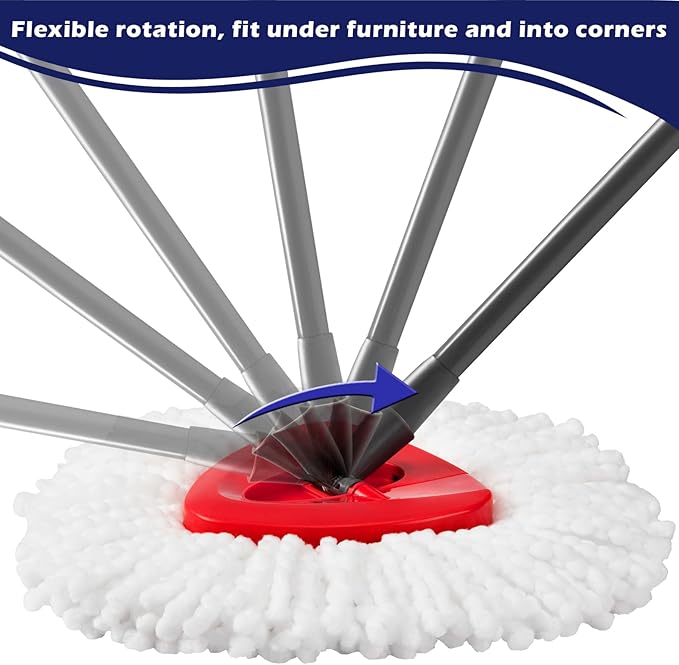 Spin Mop Replacement Base Compatible with O-Ceda Easy Wrin 1 Tank System, Replacement Base for Spin Mop Head