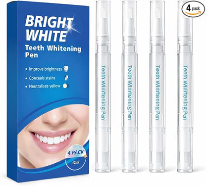 Teeth Whitening Pen - No-Sensitivity Professional Gel, Stain Remover for Brighter Whiter Teeth
