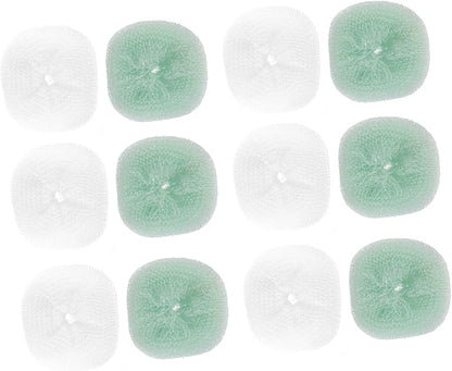 Healeved 12pcs Kitchen Scouring Ball Dish Sponges Washing Ball for Cleaning Safe Scrubbers Cookware Dishwasher Safe Random Color