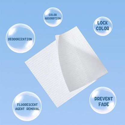 Laundry Color Catcher Sheets – 10 Pieces of Dye-Absorbing Laundry Sheets for Clothes, Fabric, Washer, Dryer, Bedding, Quilts, and Garments, Keeps Colors Separated and Protects Fabrics During Washing
