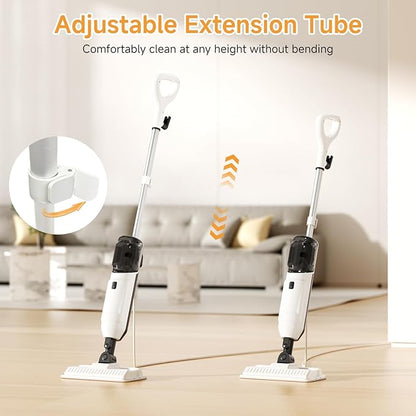 Steam Mop, Multi-Purpose Steam Cleaner for Home Steamer for Floor Cleaning, Floor Steamer Cleaner for Deep Cleaning with Handheld Steamer Mops Accessories, Pet Steam Mop Cleaner for Hardwood, Tile
