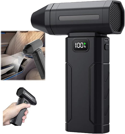 Electric Compressed Air Duster,150000RPM Cordless Air Duster,Super Power Cordless Mini Blower Cleaner,5 Gear Adjustable Dust,Fast Charging for Computer,Keyboard,Outdoor,Car,Home Cleaning