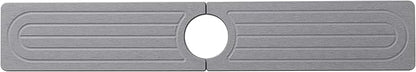 Faucet Mat for Kitchen Sink -Diatomite Stone Drying Mat for Kitchen Counter & Bathroom Sink,Quick-Dry Kitchen Sink Mat-Sink Protector & Splash Guard,Super Absorbent (Gray, 15.8"x4")