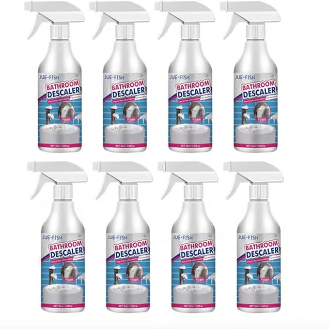 SakerPlus Stubborn Stains Cleaner - Advanced Foam Cleaner for Bathroom and Kitchen Surfaces, Removes Tough Stains Without Scrubbing, Safe for Tiles, Toilets, and Glass (8)