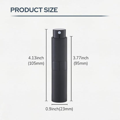 Fusupak Perfume Atomizer Travel Bottle Refillable: Cologne Sprayer Portable for Men - Mini Spray Empty for Refill - 8ml Small Size Purple