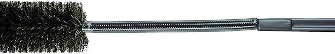 KONEX Flexi-Clean Pro Flexible Dryer Vent Cleaning Brush – 33” Long Horsehair Coil & Lint Trap Cleaner for Refrigerator Coils, Dryer Vents, Appliance Maintenance & Tight Spaces