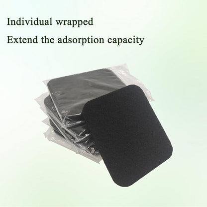 PurifyLogix Compost Bin Odor Filters Replacement Oval Activated Carbon Filters for Bamboozle Compost Bin, Indoor Countertop Composter, Compatible with Bamboozle Indoor Kitchen Trash Can (6 Pack)