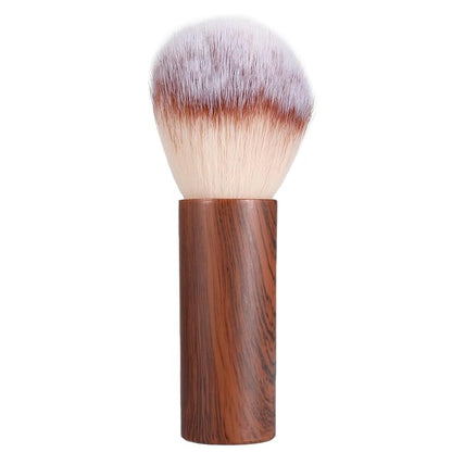 Nail Art Dust Brush Powder Remover Brush with Wooden Handle Manicure Dust Clean up Tool for Acrylic UV Gel Nail Arts Soft Makeup Brushes Blush Brushes Cosmetics Blending Liquid Foundation