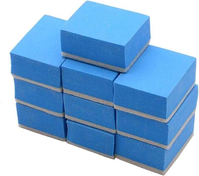10PCS Blue Magic Clay Sponge Bar Car Pad Block Cleaning Eraser Wax Polish Pad Tool Degreasing Film Shellac Cleaning Wool Wipe Practical
