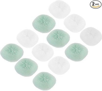 VALICLUD 24pcs Household Scouring Multi-Functional Cleaning for Pots and Pans Scrubbers for Easy Dishwashing and Kitchen Cleanup Random Colors