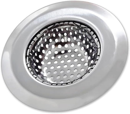 Huntonry Bathtub Drain Strainer - 2.79 Inch Hair Catcher, Stainless Steel Shower Drain Cover, Bathroom Sink Strainer Filter Basket, Tub Drain Strainer, Hair Stopper