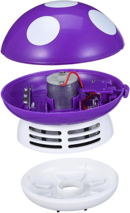 Alipis Desk Vacuum Cleaner Mini Tabletop Vacuum Portable Efficient Low Sound Ideal for Kitchen Counter and Desk Cleaning