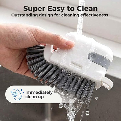 3-in-1 Removable Window Slot Brush,New Window Groove Cleaning Brush, Portable Window Track Cleaner Window Groove Cleaning Brush Tools with Hidden Scraper for Home Window Groove (Orange-3PCS)