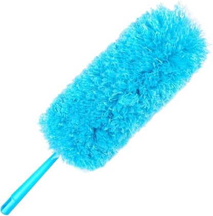 Feather Duster, Duster Microfiber Dusting Brush, Washable Head for Home Office Car 2 Set(Blue)