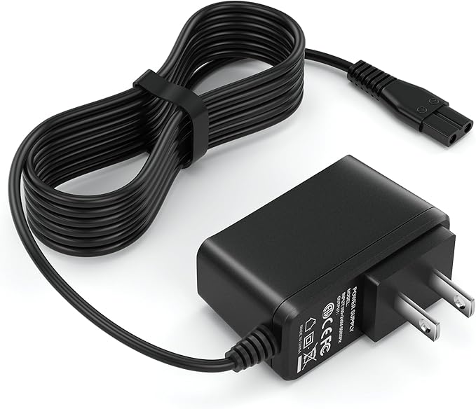 Replacement for Bissell Pet Hair Eraser Charger, Charging Power Cord Compatible with Bissell 2390 2390A 23903 2284W 14.4V Lithium Ion Hand Vacuum Power Cord